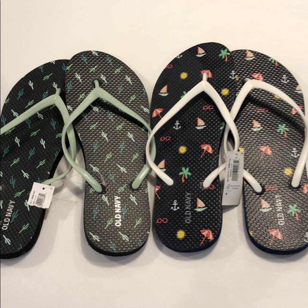 flip flop bundle old navy new with tags